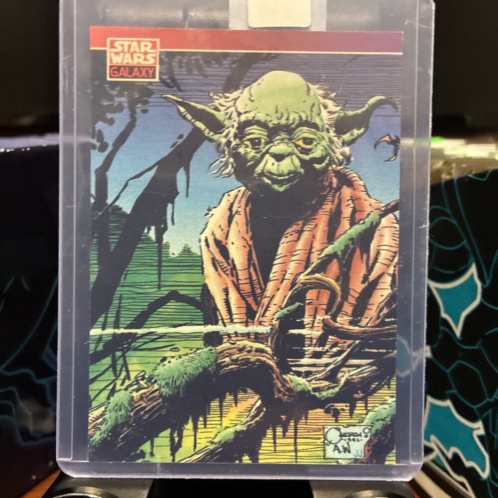 Vintage 1993 topps Star Wars Galaxy Joe Quesada Trading Card Lucas Film PK111